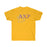 Printify Alpha Chi Rho Greek Crest Cotton Tee Alpha Chi Rho Greek Crest Cotton Tee