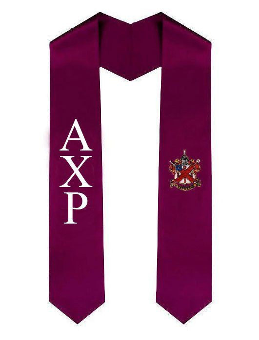 Alpha Chi Rho Alpha Chi Rho Greek Lettered Graduation Sash Stole With ...