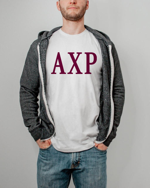 Alpha Chi Rho ALPHA CHI RHO LETTERED TEE - $24.95