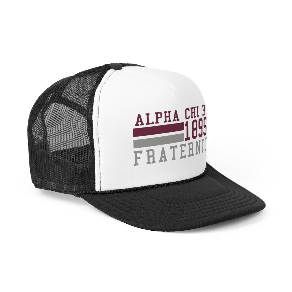 Alpha Chi Rho Lines Trucker Caps — GreekU