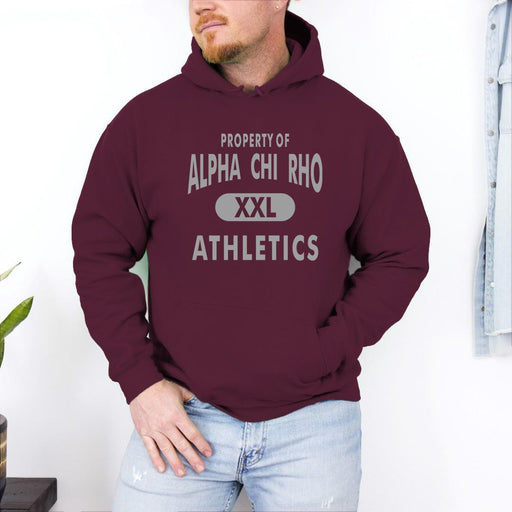 Clothing Alpha Chi Rho Property Of Athletics Hooded Sweatshirts