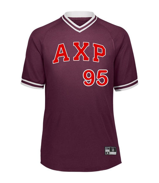 Alpha Chi Rho Retro V-Neck Baseball Jersey