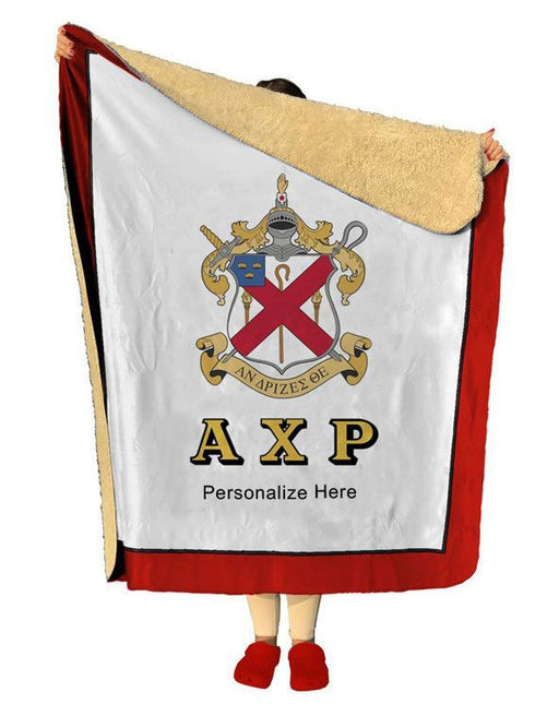 Kappa Kappa Gamma Alpha Chi Rho Sherpa Lap Blanket