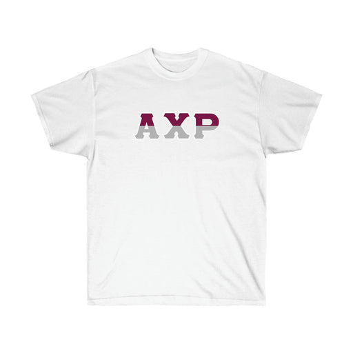 Clothing Alpha Chi Rho Two Toned Greek Lettered T-shirts