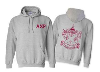 Clothing Alpha Chi Rho World Famous Crest - Shield Hooded Sweatshirt
