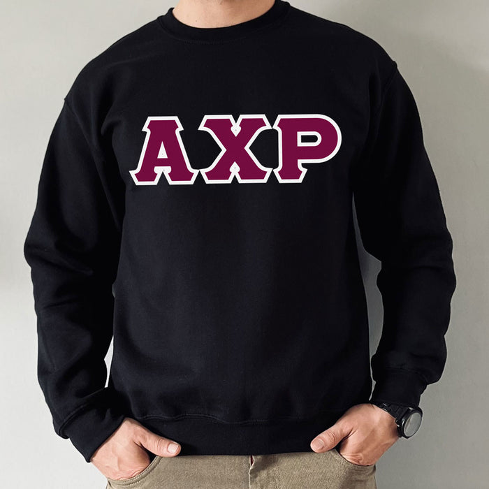 Alpha Chi Rho Custom Twill Crewneck Sweatshirt Alpha Chi Rho Custom Twill Crewneck Sweatshirt