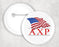 Alpha Chi Rho Patriot Button Alpha Chi Rho Patriot Button