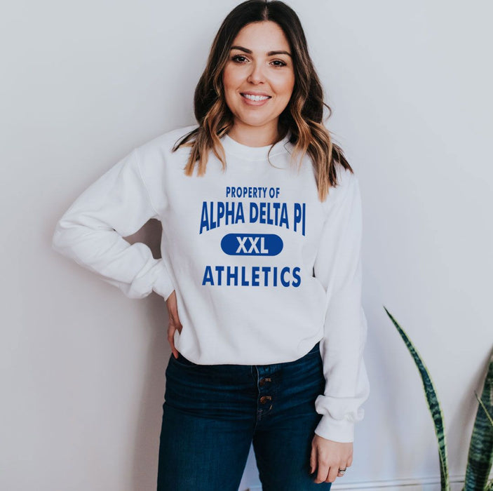 Alpha Delta Pi Athletics Crewneck Sweatshirt Alpha Delta Pi Athletics Crewneck Sweatshirt