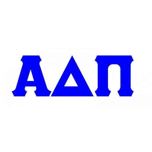 Stickers Decals Alpha Delta Pi Big Greek Letter Window Sticker Decal