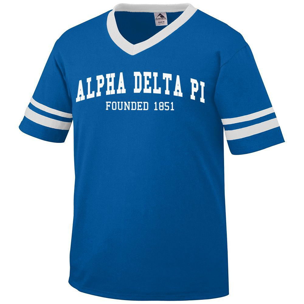 Alpha Delta Pi Boyfriend Style Founders Jersey Alpha Delta Pi Boyfriend Style Founders Jersey