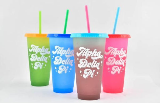 Alpha Delta Pi Alpha Delta Pi Color Changing Cups (Set of 4)