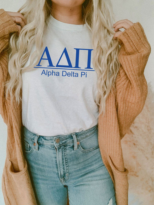 Shirts Alpha Delta Pi Comfort Colors Heavyweight T-Shirt