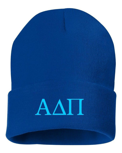 Alpha Delta Pi Alpha Delta Pi Greek Letter Knit Cap
