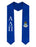 Alpha Delta Pi Greek Lettered Graduation Sash Stole With Crest Alpha Delta Pi Greek Lettered Graduation Sash Stole With Crest