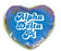 Alpha Delta Pi Heart Shaped Makeup Bag Alpha Delta Pi Heart Shaped Makeup Bag