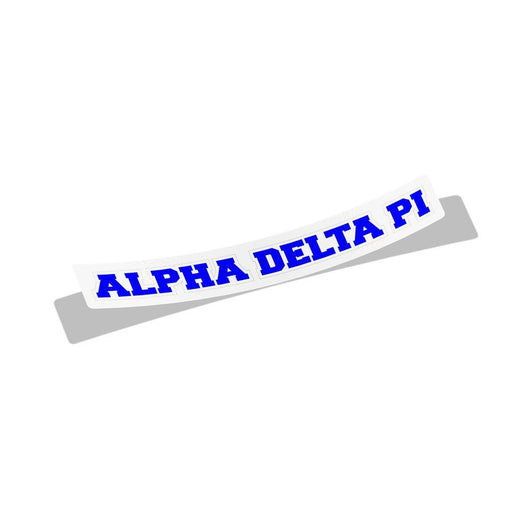 Stickers Decals Alpha Delta Pi Long Window Sticker