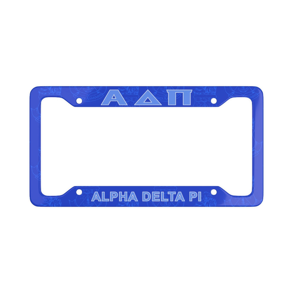 Alpha Delta Pi New License Plate Frames Alpha Delta Pi New License Plate Frames