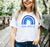 Printify Alpha Delta Pi Rainbow Tees Alpha Delta Pi Rainbow Tees