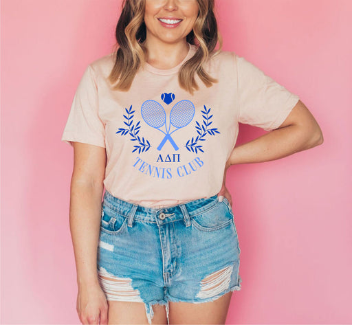 Alpha Delta Pi Alpha Delta Pi Tennis Club Tee