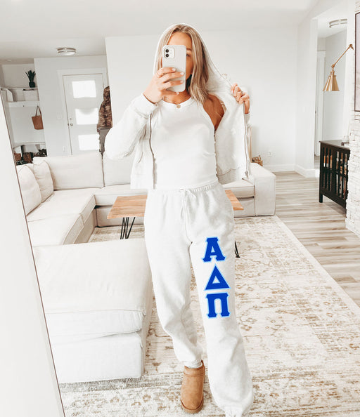 Alpha Delta Pi Alpha Delta Pi Lettered Sweatpants