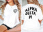 Alpha Delta Pi Social Tee Alpha Delta Pi Social Tee