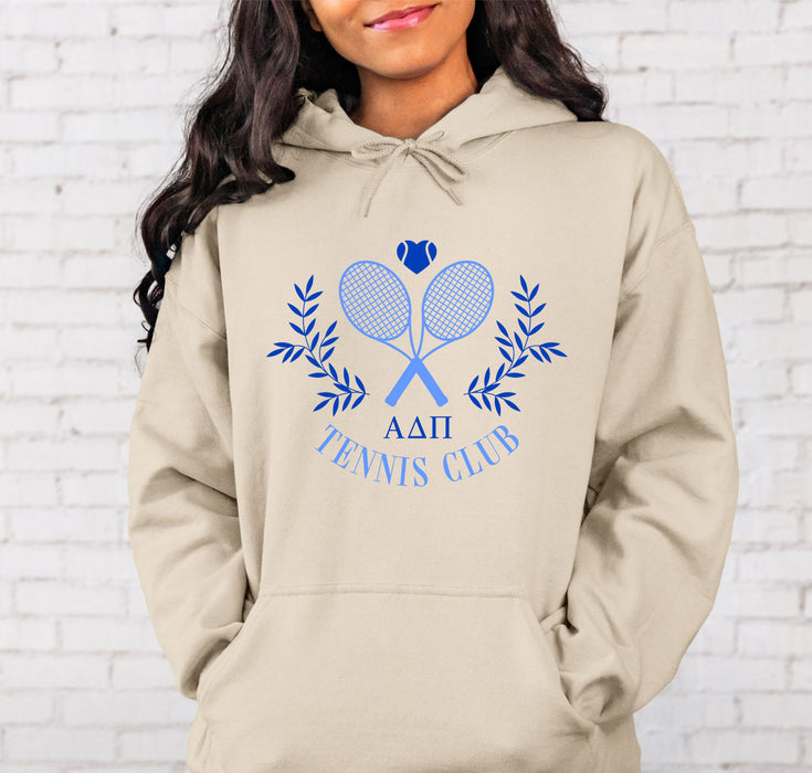 Alpha Delta Pi Tennis Club Hoodie Alpha Delta Pi Tennis Club Hoodie