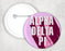 Alpha Delta Pi 3d Button Pin Buttons Alpha Delta Pi 3D Button Pin Buttons