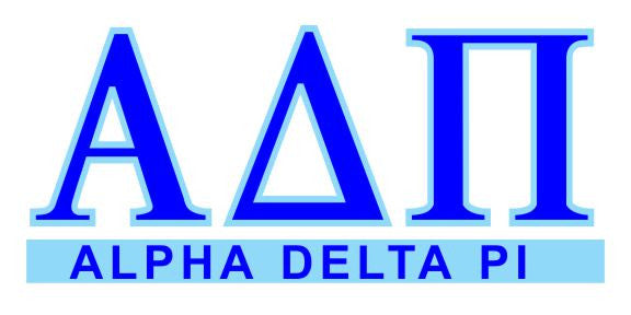 Alpha Delta Pi Custom Sticker Personalized Alpha Delta Pi Custom Sticker - Personalized