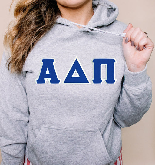 Kappa Kappa Gamma DISCOUNT Alpha Delta Pi Lettered Hooded