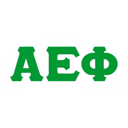 Alpha Epsilon Phi Big Greek Letter Window Sticker Decal