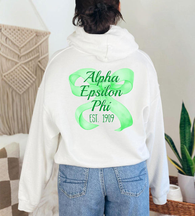 Alpha Epsilon Phi Bows Established Hoodie Alpha Epsilon Phi Bows Established Hoodie