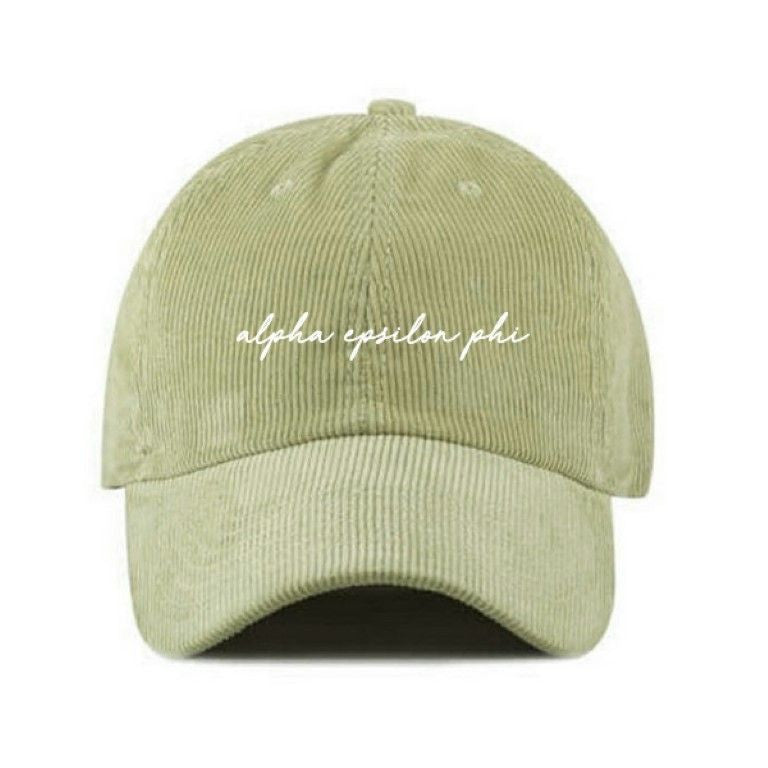 Alpha Epsilon Phi Corduroy Baseball Hats Alpha Epsilon Phi Corduroy Baseball Hats