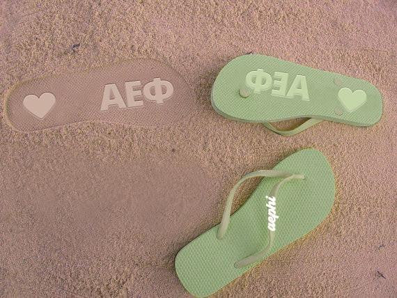 Sorority Shop Alpha Epsilon Phi Flip Flops Alpha Epsilon Phi Flip Flops