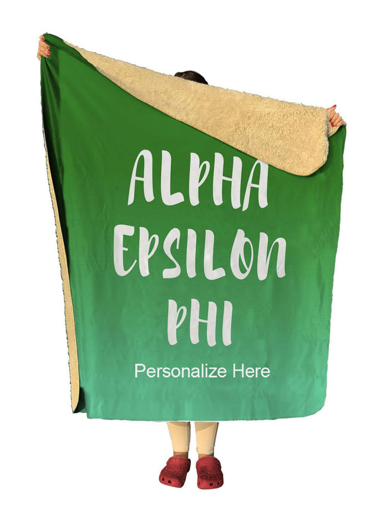 Alpha Epsilon Phi Gradient Sherpa Lap Blanket Alpha Epsilon Phi Gradient Sherpa Lap Blanket