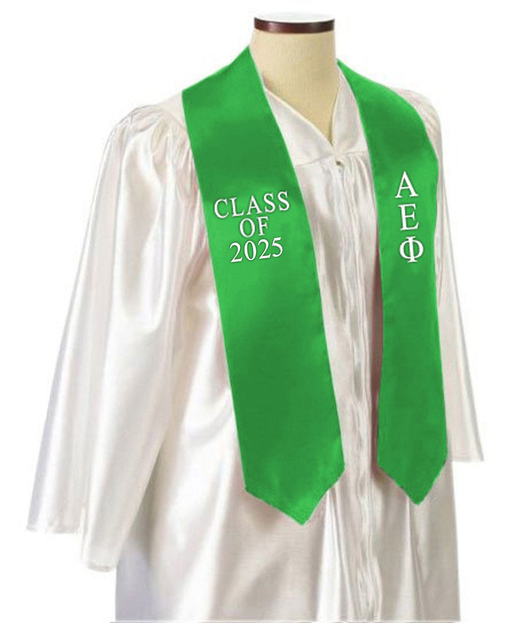 Alpha Epsilon Phi Custom Embroidered Graduation Stole — GreekU