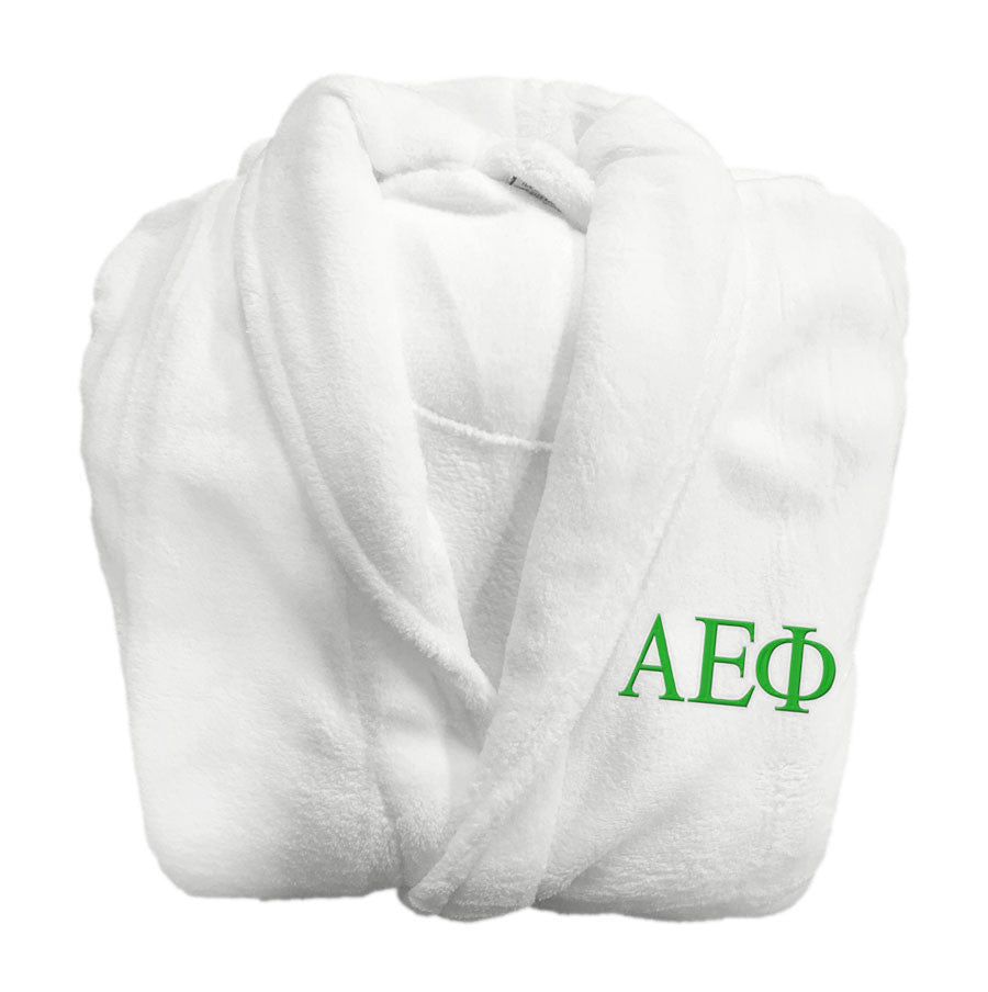 Alpha Epsilon Phi Greek Letter Bathrobe Alpha Epsilon Phi Greek Letter Bathrobe