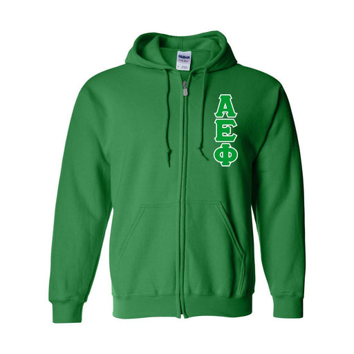 Alpha Epsilon Phi Heavy Full Zip Hoodie - 3