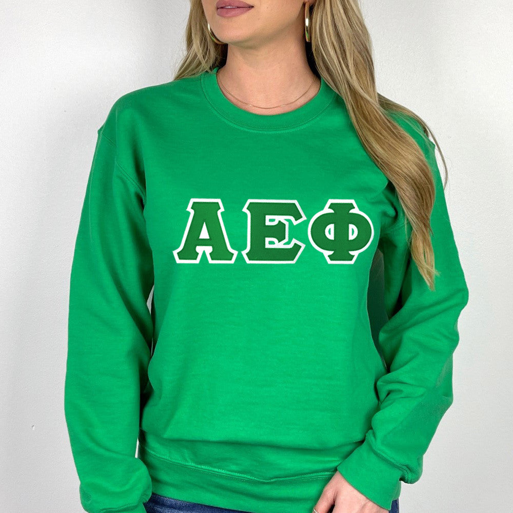 Alpha Epsilon Phi Lettered Long Sleeve Shirt Alpha Epsilon Phi Lettered Long Sleeve Shirt