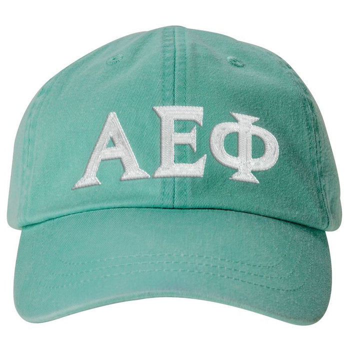 Alpha Epsilon Phi Lettered Premium Pastel Hat Alpha Epsilon Phi Lettered Premium Pastel Hat