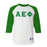 Discount Alpha Epsilon Phi Lettered Raglan Shirt DISCOUNT-Alpha Epsilon Phi Lettered Raglan Shirt