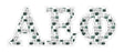 Alpha Epsilon Phi Mascot Greek Letter Sticker 2.5" Tall Alpha Epsilon Phi Mascot Greek Letter Sticker - 2.5