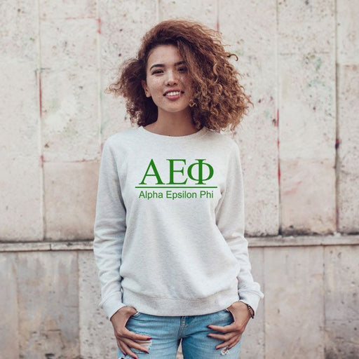 Alpha Epsilon Phi Alpha Epsilon Phi Message Crewneck Sweatshirts