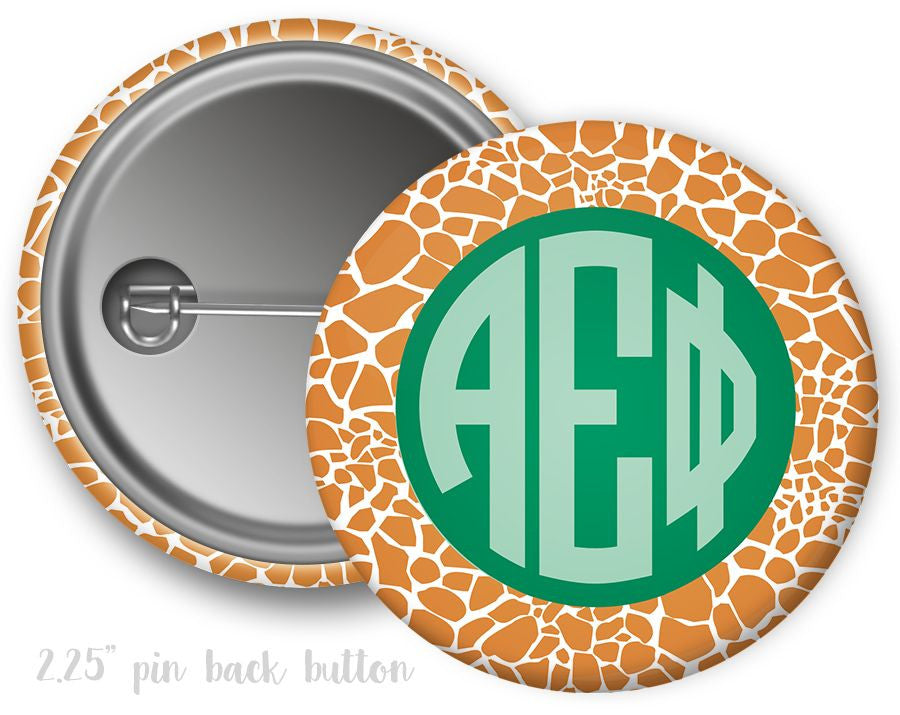 Alpha Epsilon Phi Giraffe Button Alpha Epsilon Phi Giraffe Button