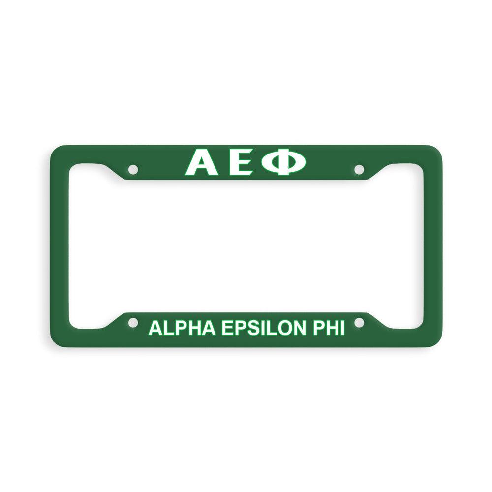 Alpha Epsilon Phi New License Plate Frames Alpha Epsilon Phi New License Plate Frames