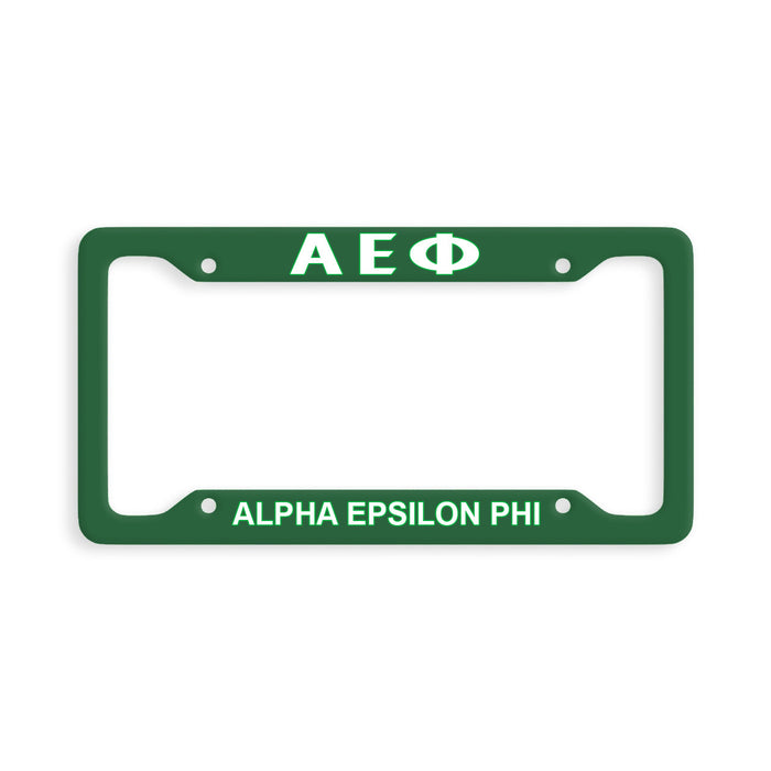 Alpha Epsilon Phi New License Plate Frames Alpha Epsilon Phi New License Plate Frames
