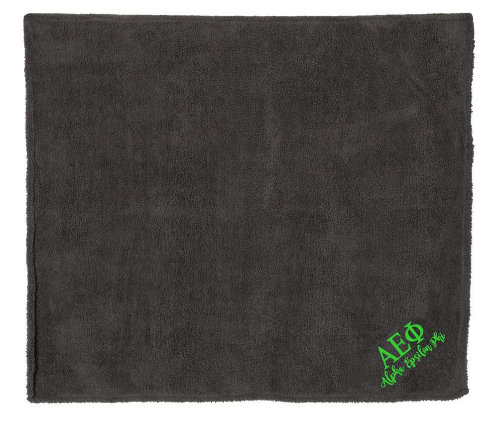 Alpha Epsilon Phi Sherpa Blanket Alpha Epsilon Phi Sherpa Blanket