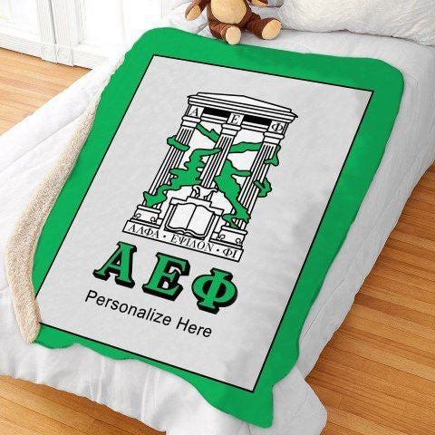 Alpha Epsilon Phi Sherpa Lap Blanket Alpha Epsilon Phi Sherpa Lap Blanket