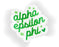 Alpha Epsilon Phi Star Sticker Alpha Epsilon Phi Star Sticker