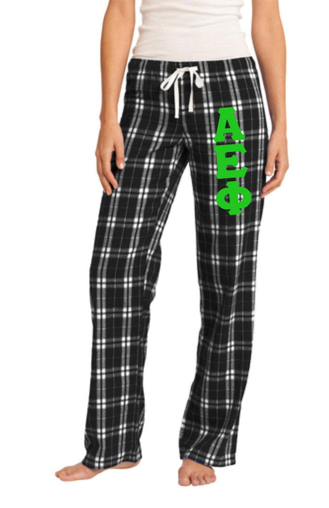 Alpha Epsilon Phi Women's Flannel Plaid Pant Pj's Alpha Epsilon Phi Women's Flannel Plaid Pant - PJ's
