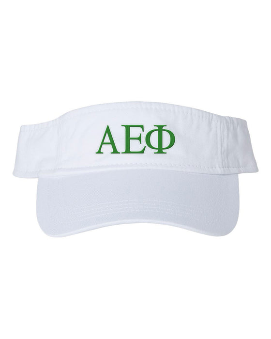 Alpha Epsilon Phi Greek Letter Visor Alpha Epsilon Phi Greek Letter Visor